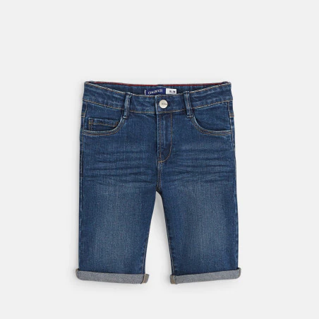 Denim bermuda shorts