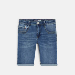 Denim bermuda shorts