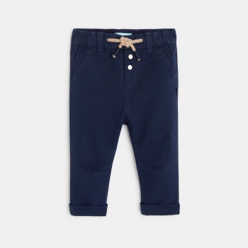 بنطال من القطن الخيالي ذو قصة عادية للأولاد الصغار