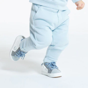 Blue fleece jogging suit