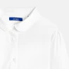 Girls' plain white shirt with Peter Pan collar