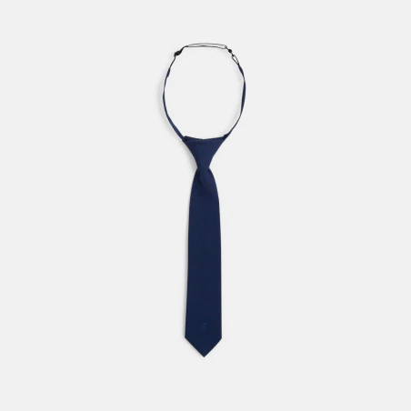 Boys' plain blue tie