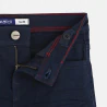 Slim fit bermuda shorts in hyper-stretch canvas