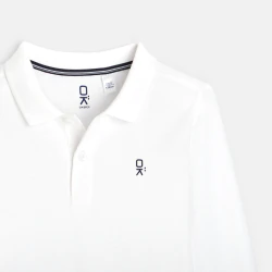 Long-sleeved polo shirt