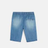 Slim fit denim bermuda shorts