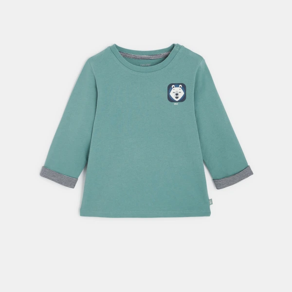 تيشيرت الدب الأخضر للأطفال الصغار