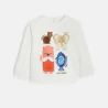 Baby girls' sensory fleece sweatshirt