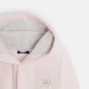 Super soft fleece hooded bathrobe