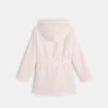 Super soft fleece hooded bathrobe