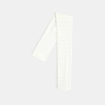 جوارب كولون طويلة من النايلون باللون الأبيض للفتيات