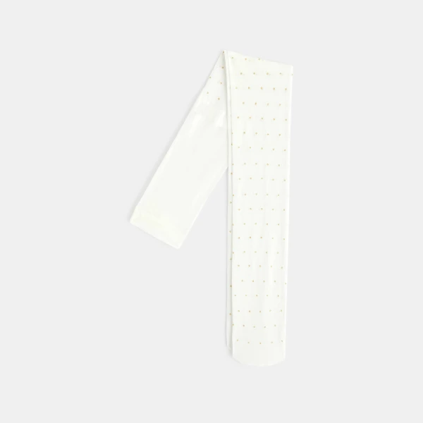 جوارب كولون طويلة من النايلون باللون الأبيض للفتيات جوارب كولون طويلة من النايلون باللون الأبيض للفتيات