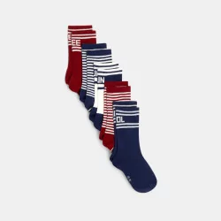 Boys' striped socks (set of 5)