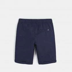 Canvas bermuda shorts