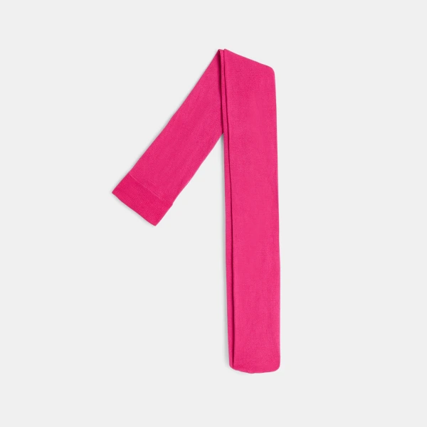 جوارب طويلة من النايلون باللون الوردي للفتيات جوارب طويلة من النايلون باللون الوردي للفتيات