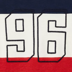 تيشيرت "96" أحمر بأكمام...