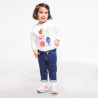 Baby girls' sensory fleece sweatshirt