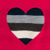 Girl's pink heart sweater