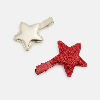 Star-shaped clips (set of 2)