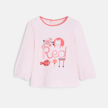 Baby girl's red T-shirt