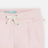 Baby girl's pink fleece trousers