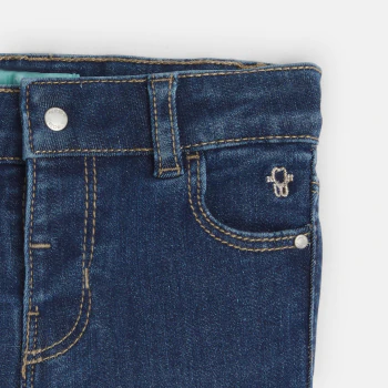 Baby girl's elastane denim jeans