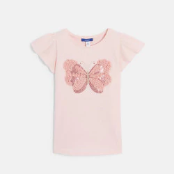 Girl's pink butterfly motif...
