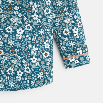 Boy's blue printed shirt