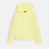 Girl's plain yellow fleece sweatshirt