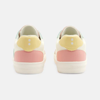 Girl's low-top pink streetwear trainers