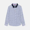 Boy's blue printed shirt