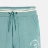 Baby boy's green fleece joggers