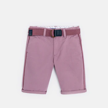 Boy's plain mauve canvas...