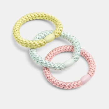 أربطة شعر مطاطية - مجموعة من 3