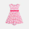 Baby girl's elegant pink floral dress