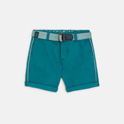 Baby boy blue chino Bermuda shorts
