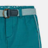 Baby boy blue chino Bermuda shorts
