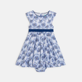 Baby girl's elegant blue...