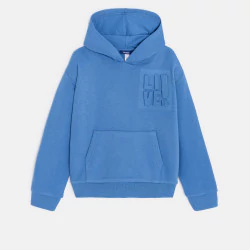 Boy's blue slogan sweatshirt