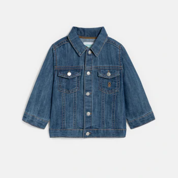 Baby boy's blue denim jacket