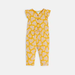 Baby girl's yellow floral...