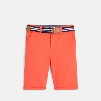 Boy's orange canvas Bermuda...