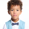 Boy's white shirt + bow tie