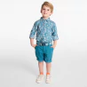 Boy's blue printed shirt