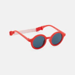 Baby boy's round red sunglasses