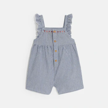 Baby girl's short blue...