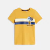 Boy's yellow short-sleeve T-shirt