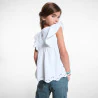Girl's white retro blouse
