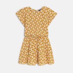 Girl's leopard print dress