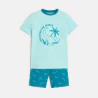 Boy's blue short pyjamas