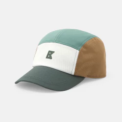 Boy's green colourblock cap